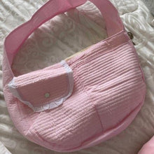 画像をギャラリービューアに読み込む, おでかけレースドッグバッグ